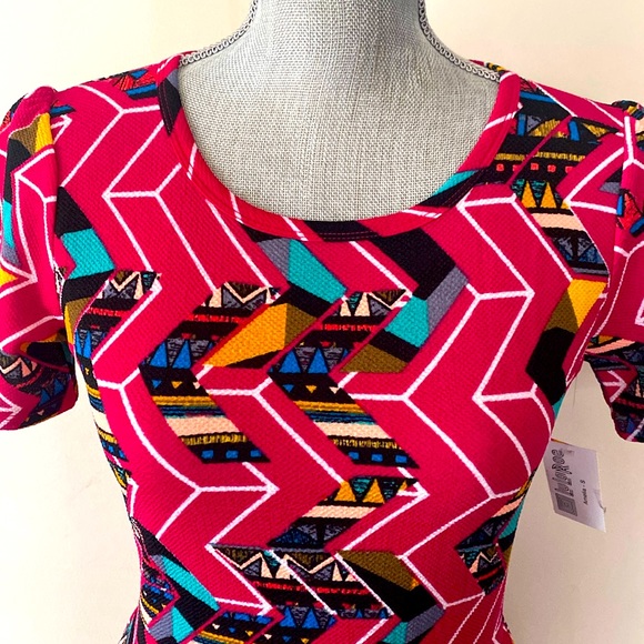 LuLaRoe “AMELIA” MIDI DRESS SIZE SMALL 🌟NWT🌟 - Picture 3 of 16